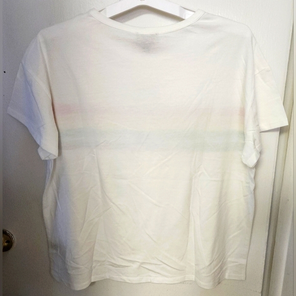 LGBTQ Feeling Proud White Rainbow Womens Pride T- Shirt, Pride Month - Picture 2 of 5